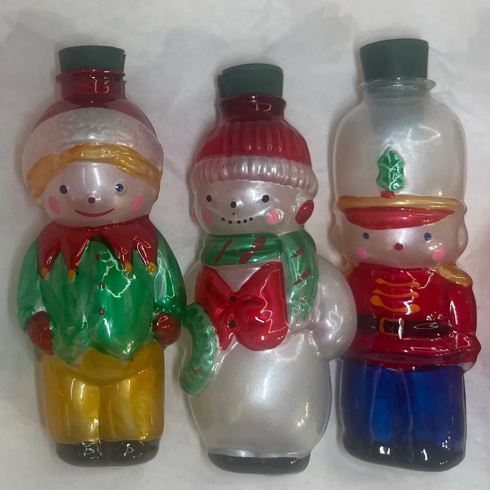Avon Holiday Ornaments Set - Red, Green, Blue, Gold - Picture 3 of 12